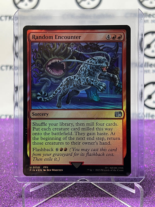 2025 MAGIC THE GATHERING FINAL FANTASY RANDOM ENCOUNTER # U 0150 UNCOMMON FOIL SORCERY CARD