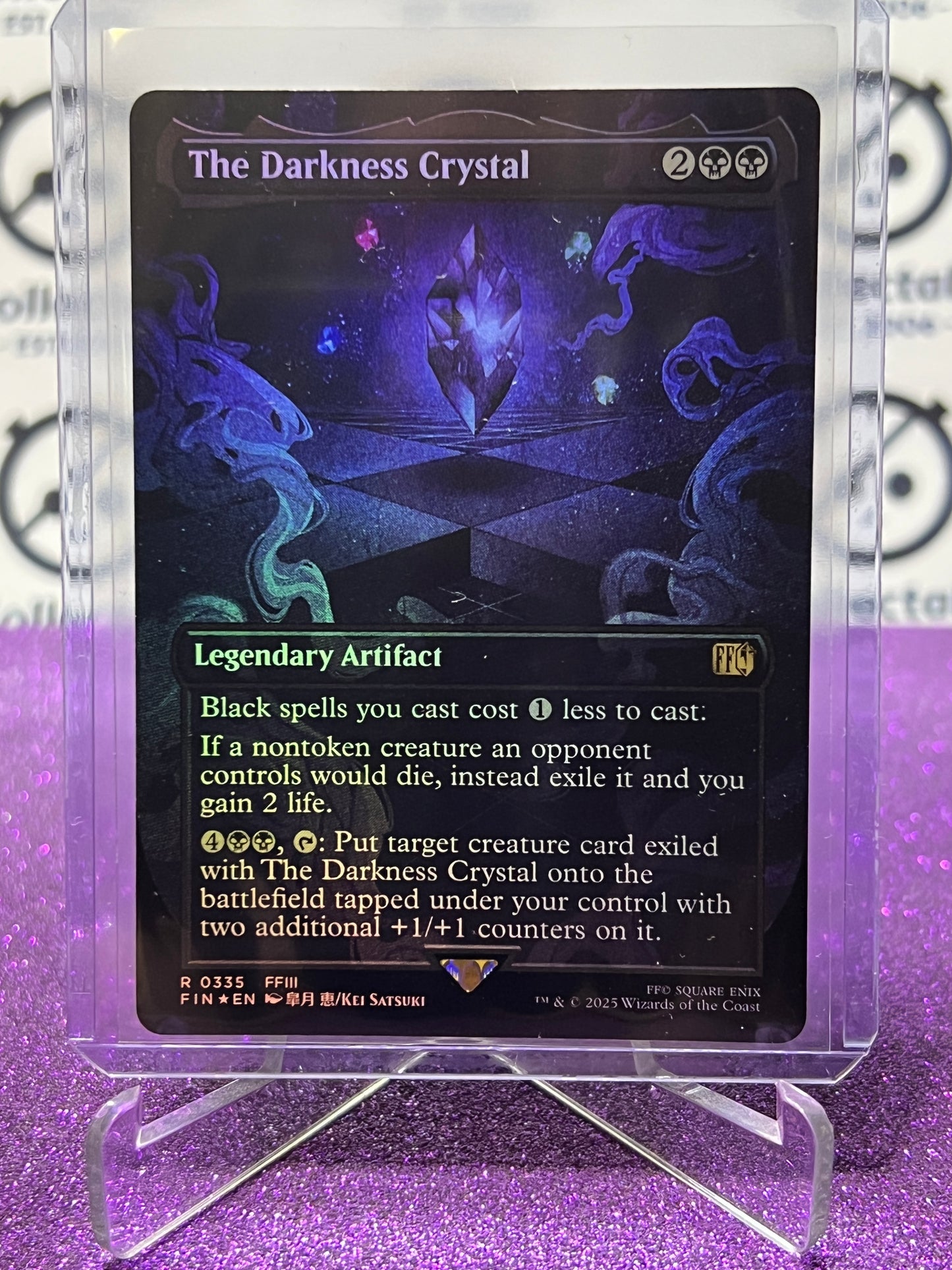 2025 MAGIC THE GATHERING FINAL FANTASY THE DARKNESS CRYSTAL # R 0335 RARE FOIL ARTIFACT CARD