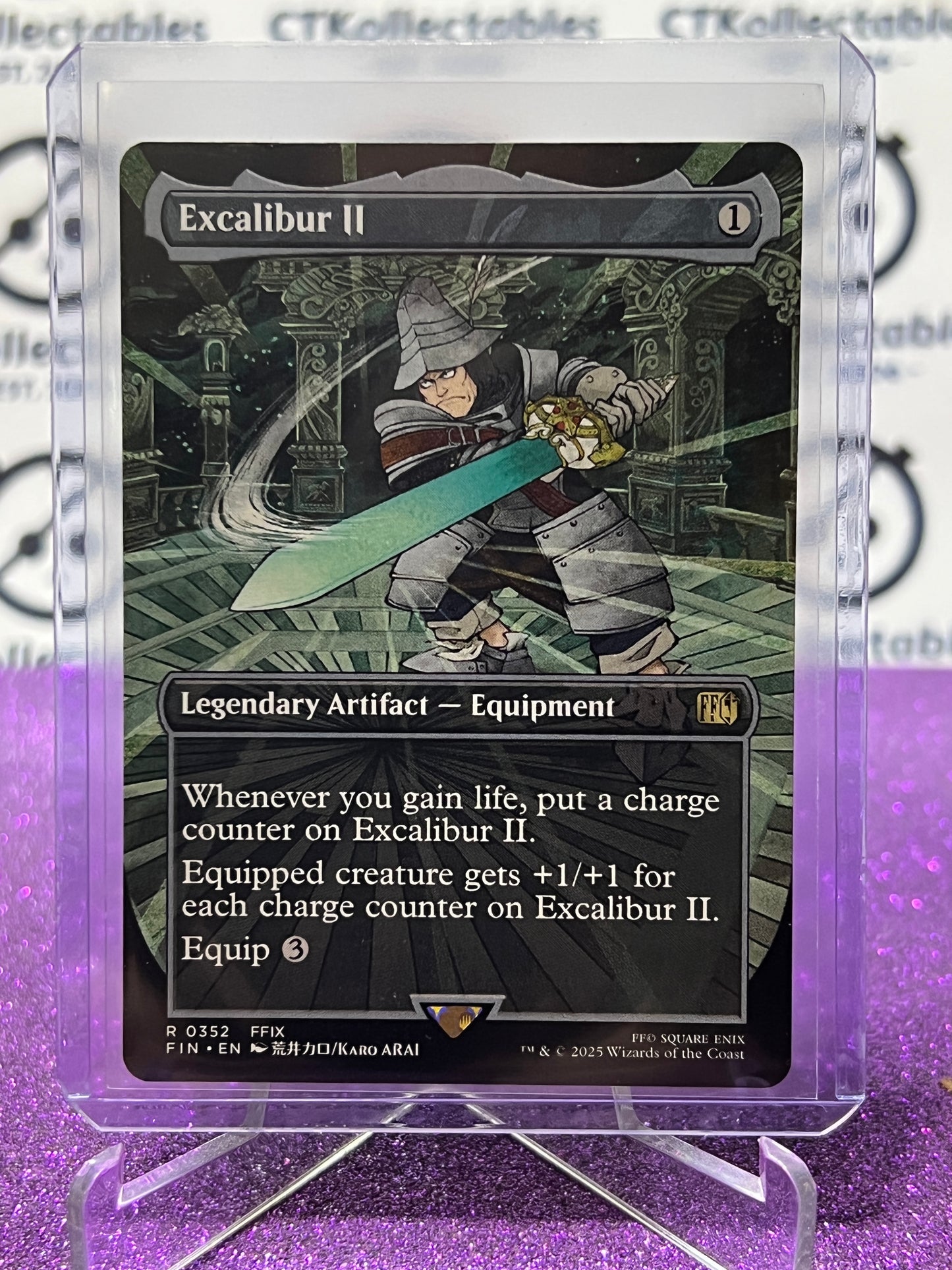 2025 MAGIC THE GATHERING FINAL FANTASY EXCALIBUR II # R 0352 RARE NON-FOIL ARTIFACT CARD