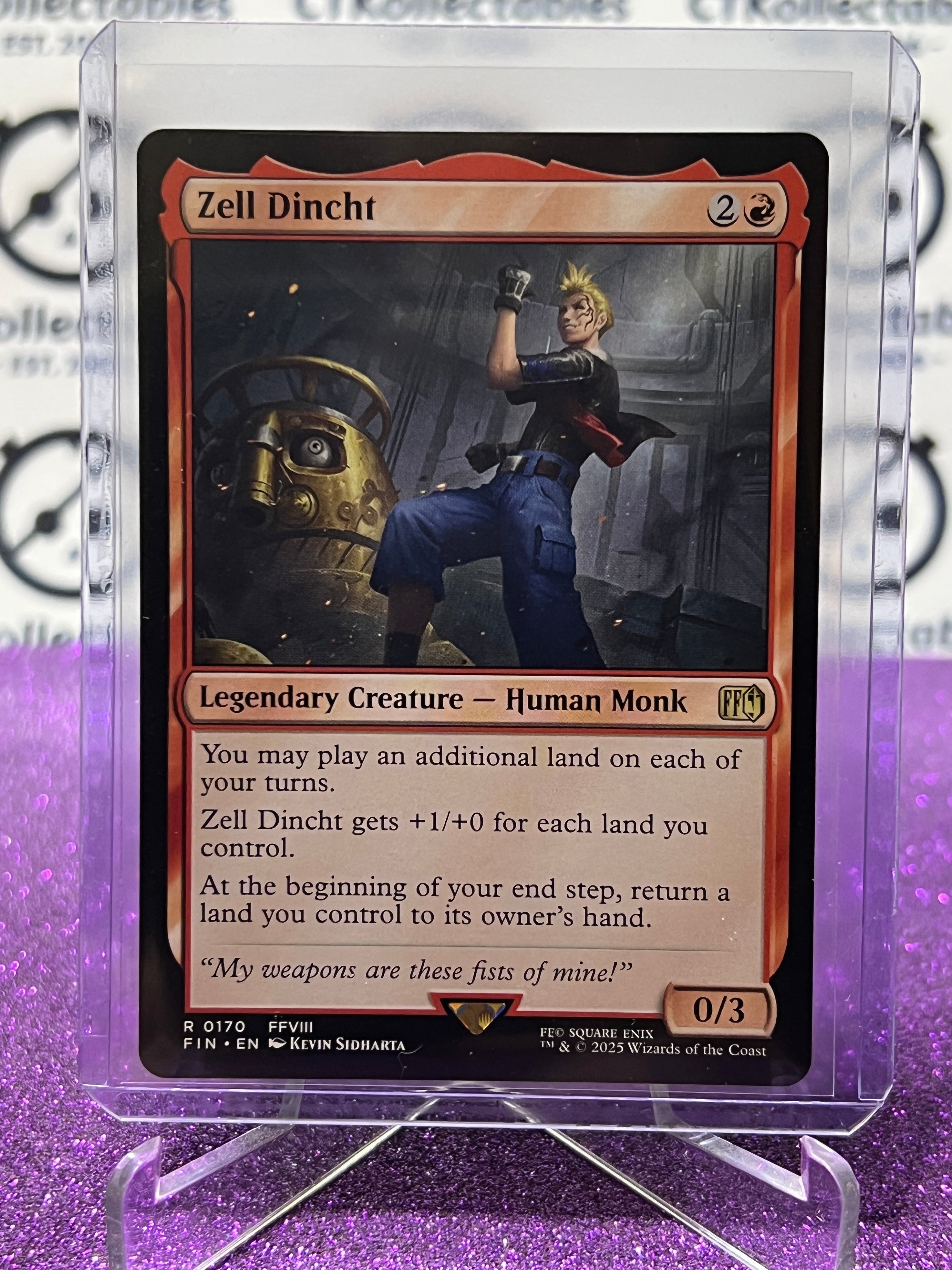 mtg final fantasy zell 2025 MAGIC THE GATHERING FINAL FANTASY ZELL DINCHT # R 0170 RARE NON-F –  CTKollectables