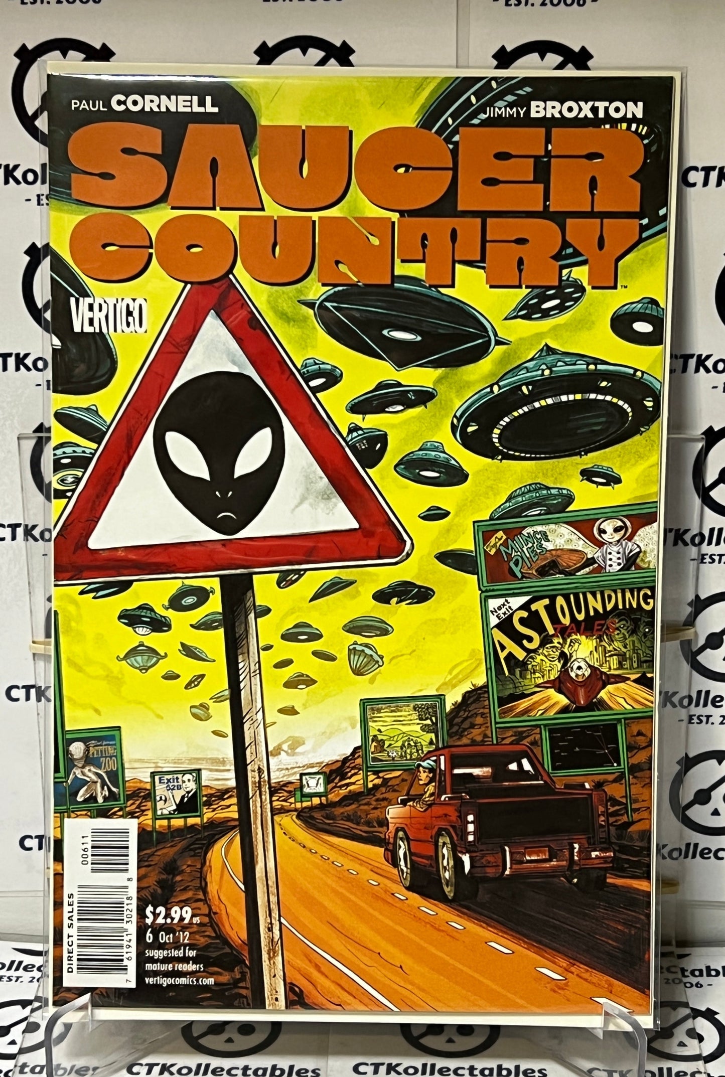 SAUCER COUNTRY # 6 VF/ NM COMIC BOOK DC/VERTIGO 2012