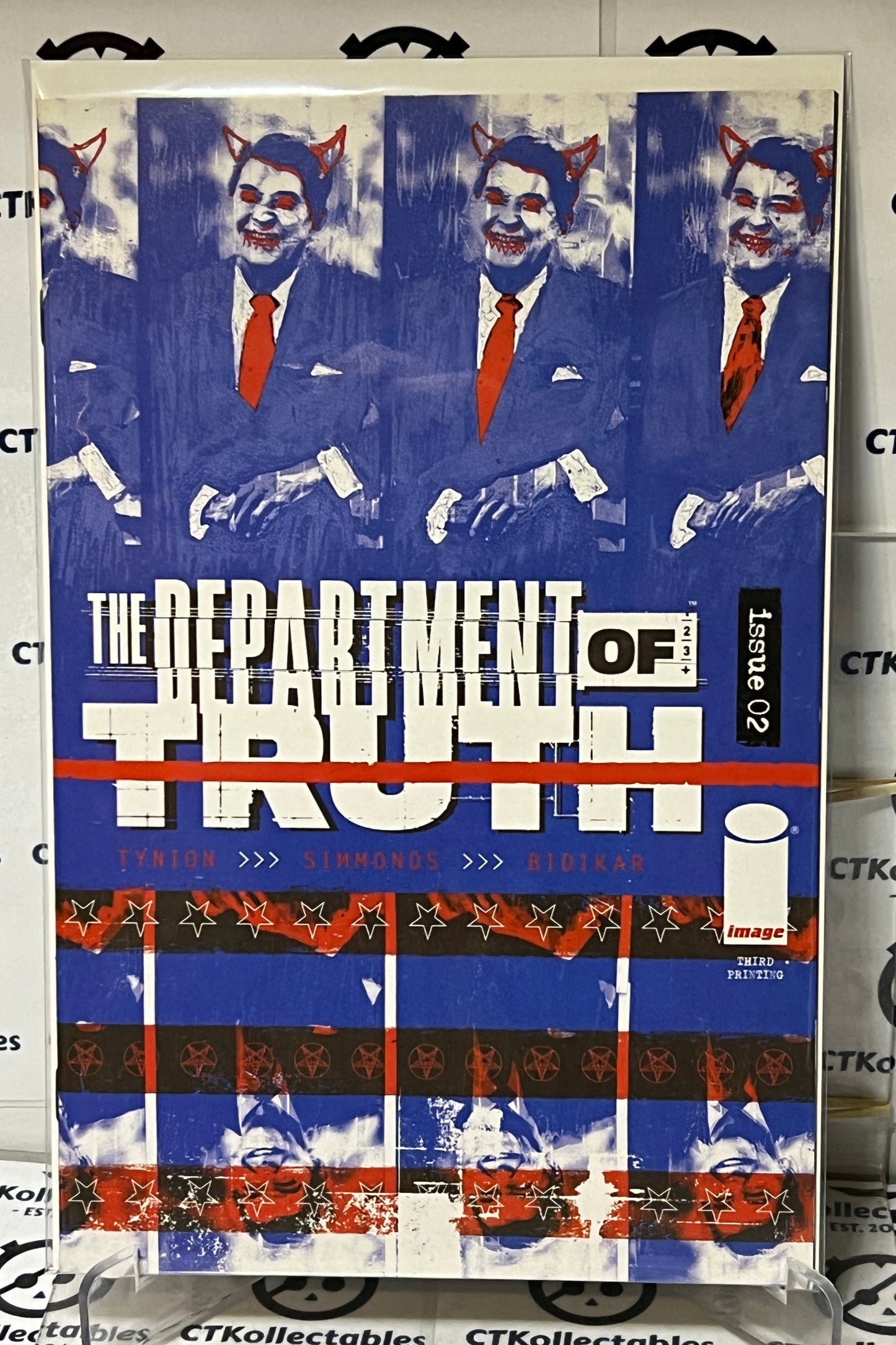 THE DEPARTMENT OF TRUTH # 2 IMAGE THIRD PRINTING IMAGE COMIC BOOK MATURE READERS 2021