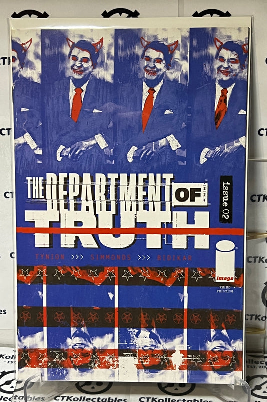 THE DEPARTMENT OF TRUTH # 2 IMAGE THIRD PRINTING IMAGE COMIC BOOK MATURE READERS 2021