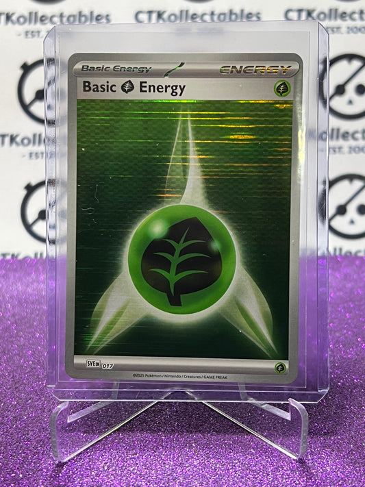 BASIC ENERGY SCARLET & VIOLET SVE EN #017 WHITE FLARE FOIL POKEMON CARD 2025