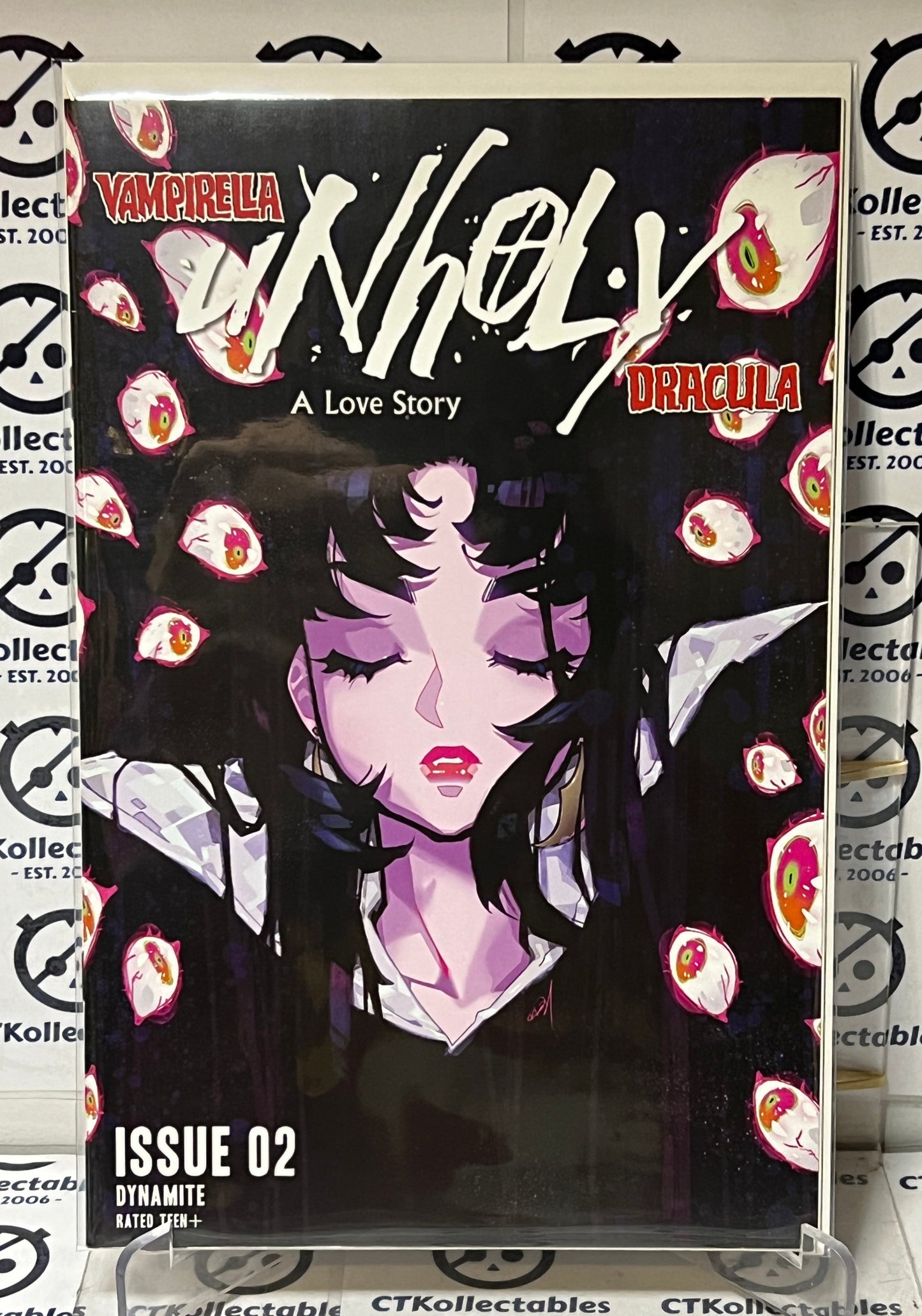 VAMPIRELLA DRACULA UNHOLY # 2 A LOVE STORY BESCH VARIANT DYNAMITE COMICS 2022