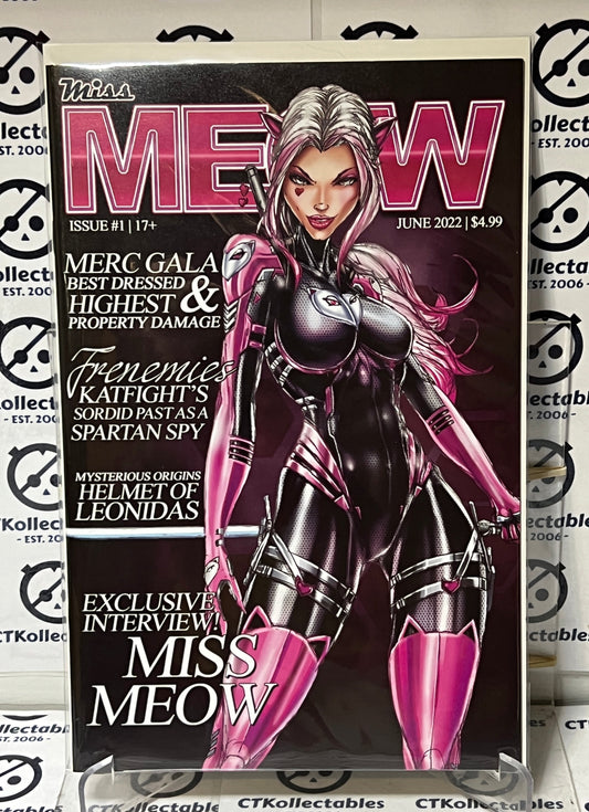 MISS MEOW # 1 JAMIE TYNDALL MAIN COVER MERC PUBLISHING COMIC BOOK 2022