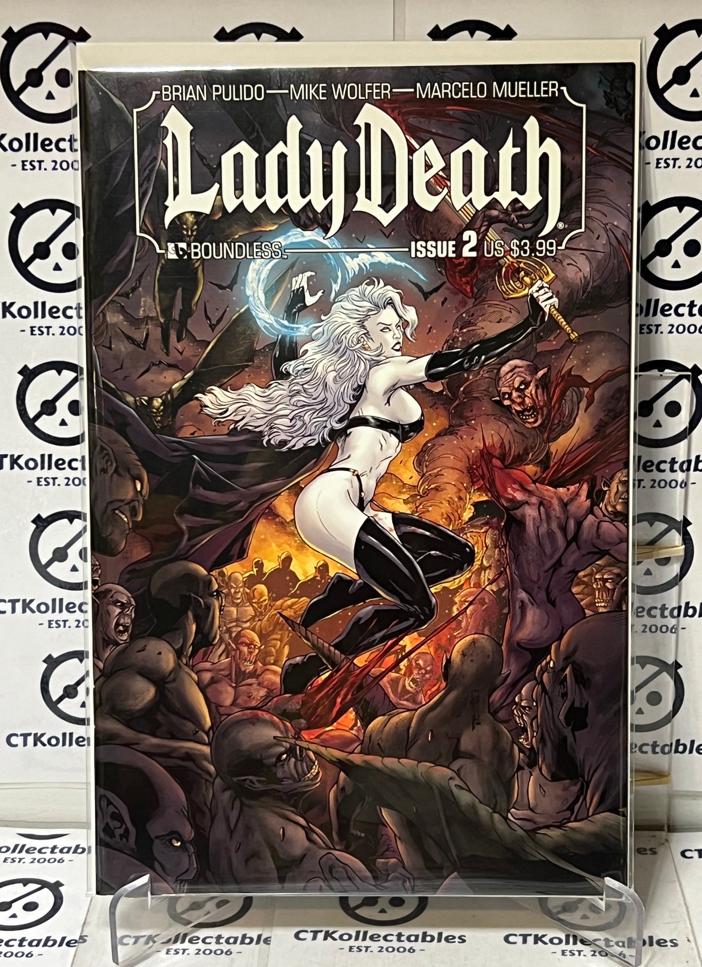LADY DEATH # 2 BRIAN PULIDO BOUNDLESS COMICS NM COMIC BOOK 2011