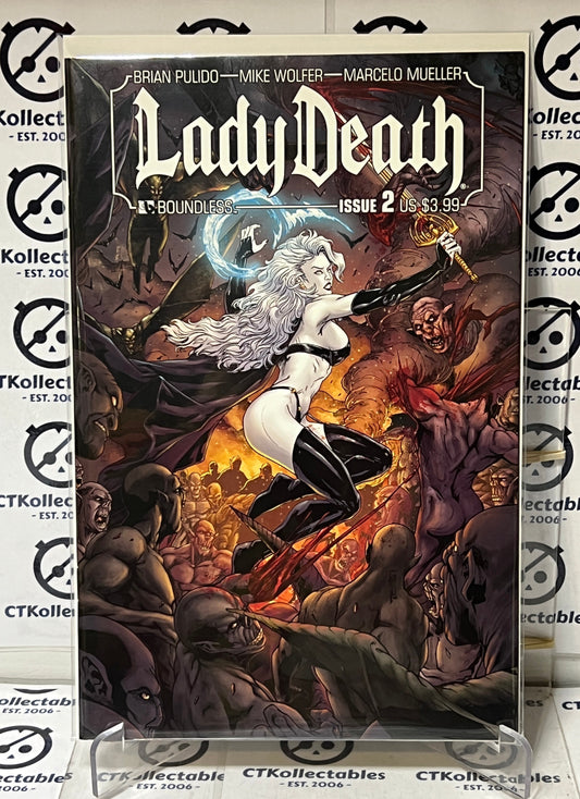 LADY DEATH # 2 BRIAN PULIDO BOUNDLESS COMICS NM COMIC BOOK 2011