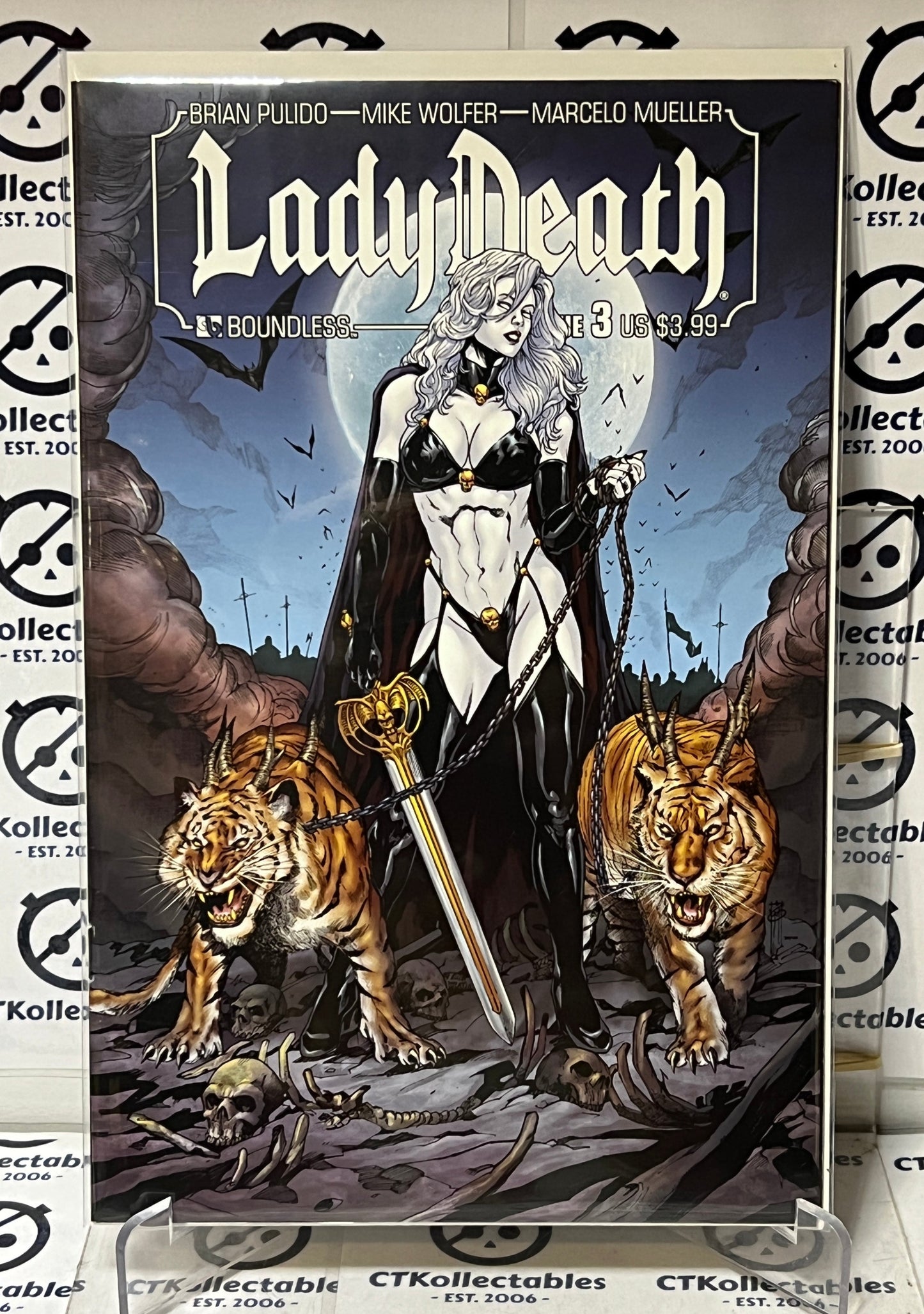 LADY DEATH # 3 BRIAN PULIDO BOUNDLESS COMICS NM COMIC BOOK 2011