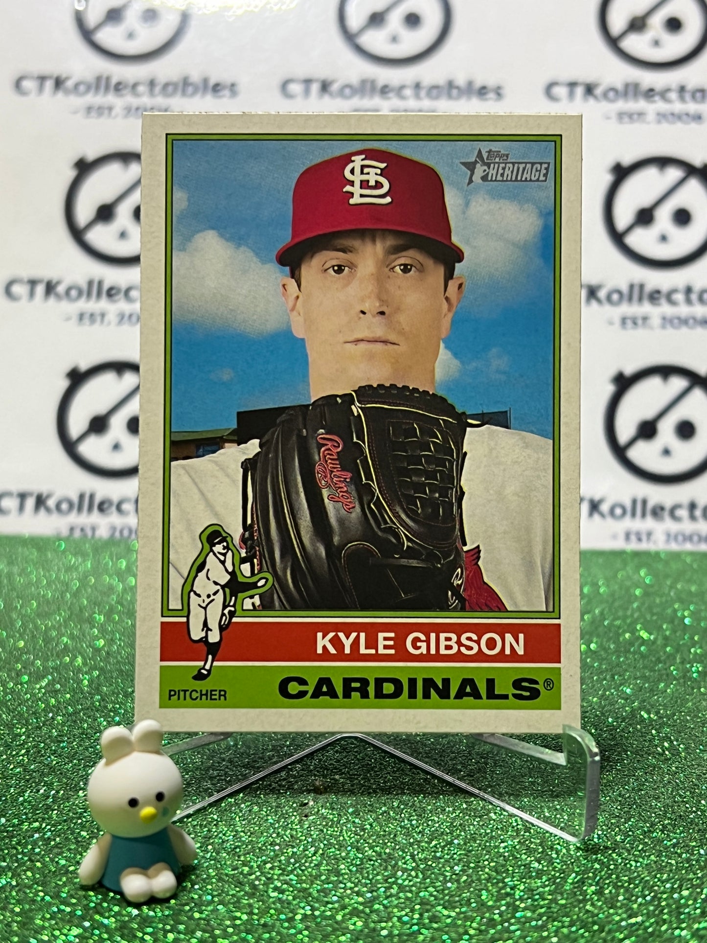 2025 TOPPS HERITAGE KYLE GIBSON # 141 ST. LOUIS CARDINALS BASEBALL CARD