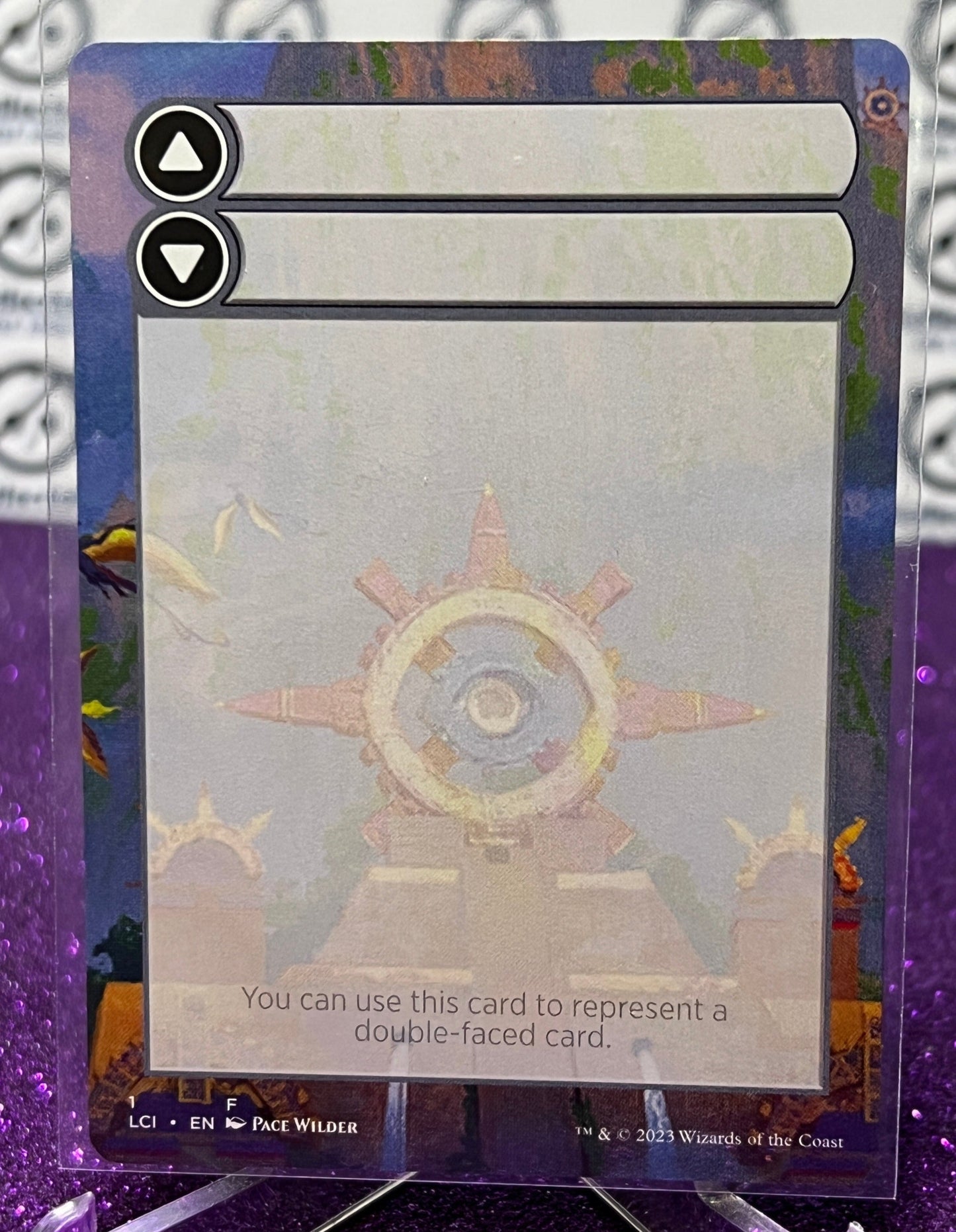 2023 MAGIC THE GATHERING THE LOST CAVERNS OF IXALAN 1 F DOUBLE- FACE SUBSTITUTE CARD