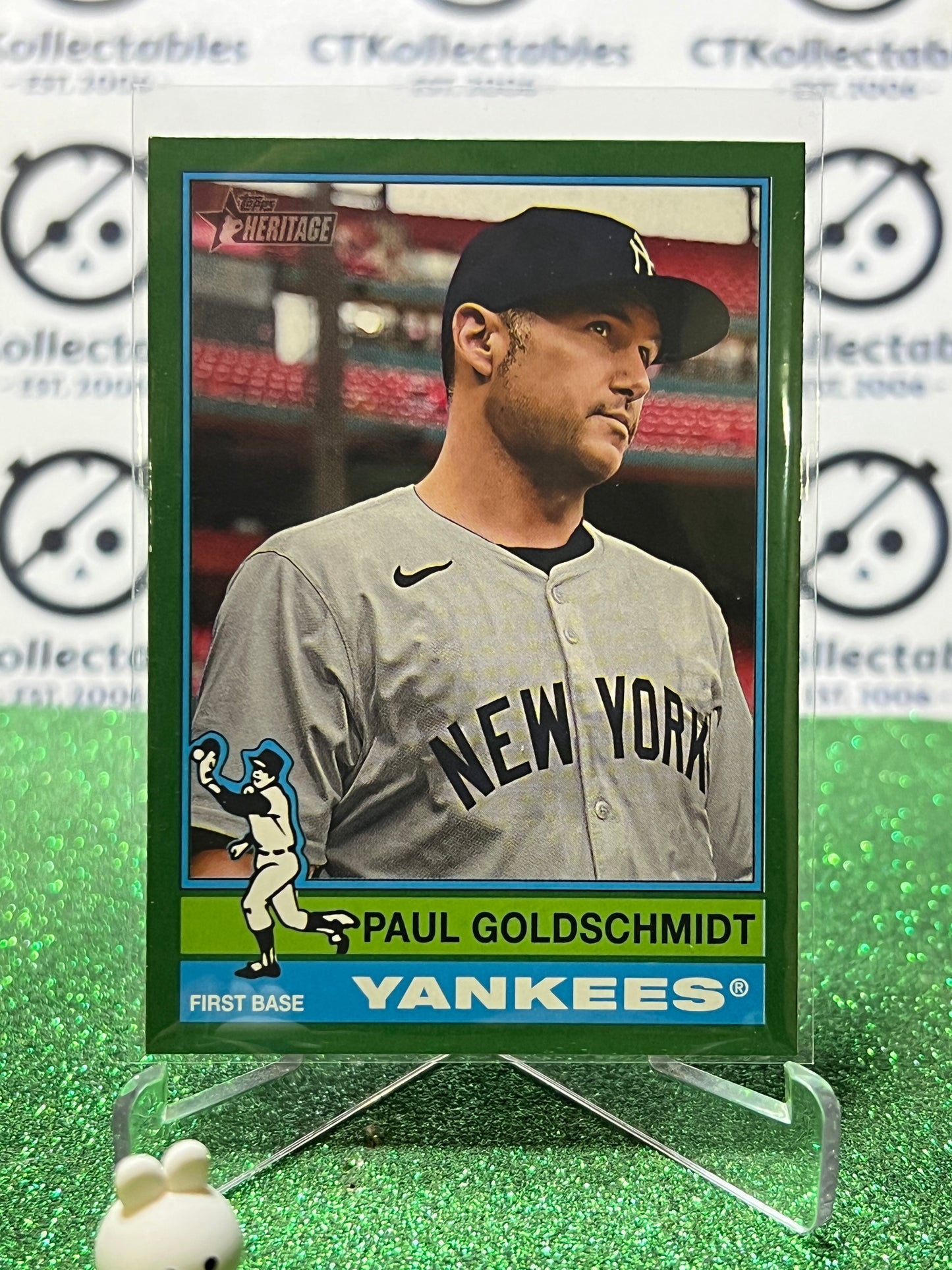 2025 TOPPS HERITAGE PAUL GOLDSCHMIDT # 382 NEW YORK YANKEES BASEBALL CARD