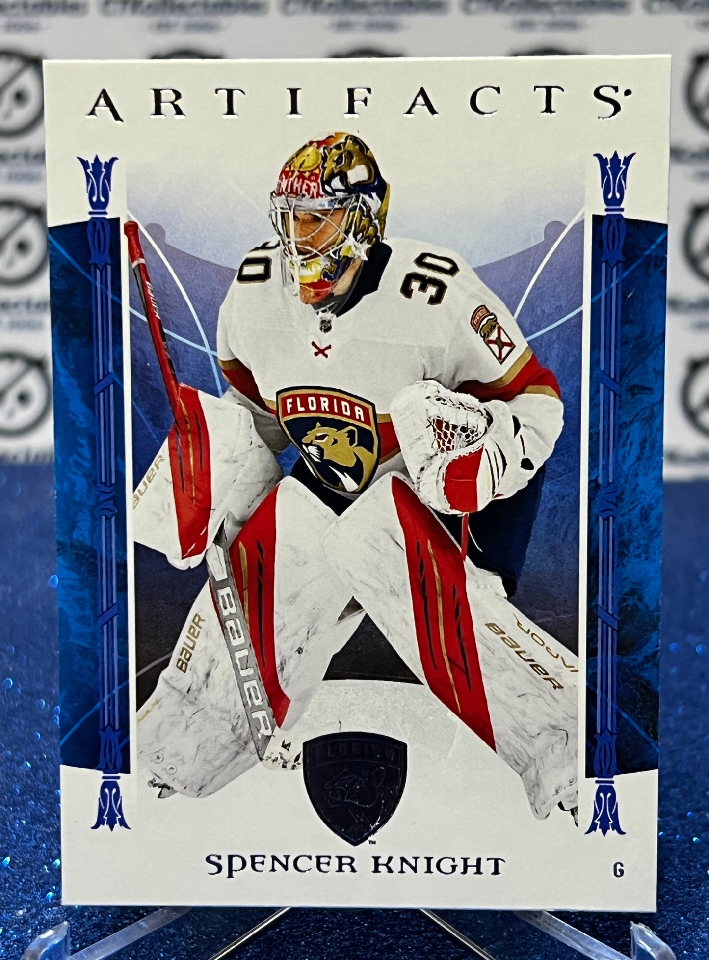2022-23 UPPER DECK ARTIFACTS SPENCER KNIGHT # 7 FLORIDA PANTHERS HOCKEY CARD