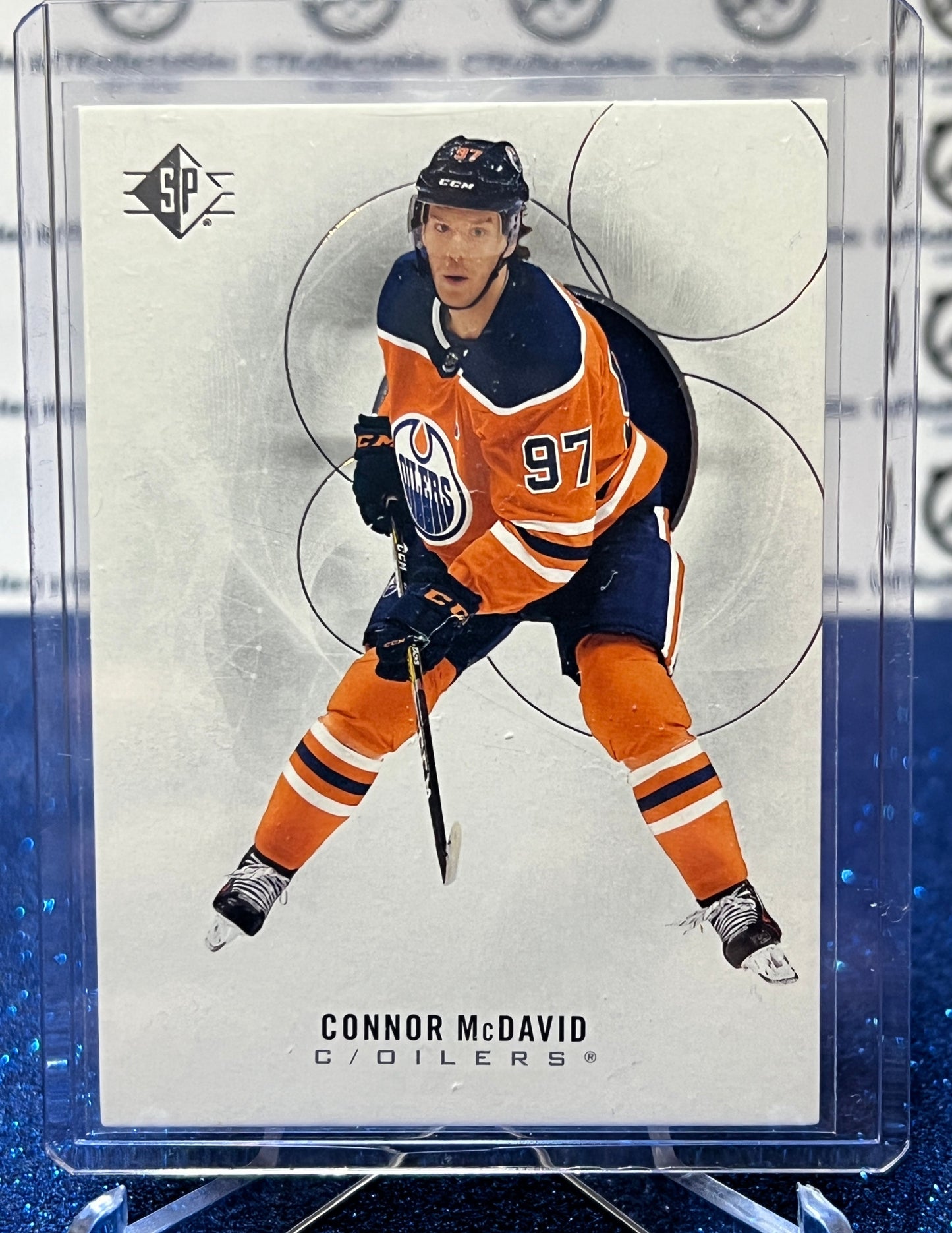 2020-21 UPPER DECK SP CONNOR McDAVID # 90 EDMONTON OILERS HOCKEY CARD