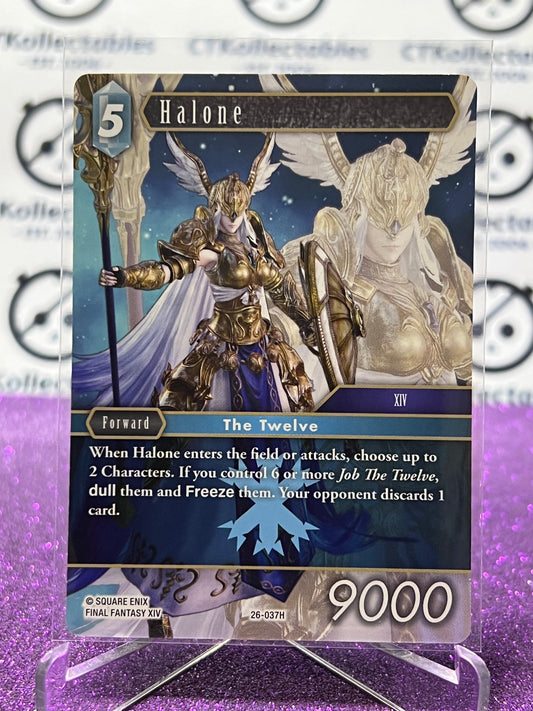 2025 FINAL FANTASY GUNSLINGER OF THE ABYSS TCG HALONE # 26-037H HERO NON-FOIL CARD