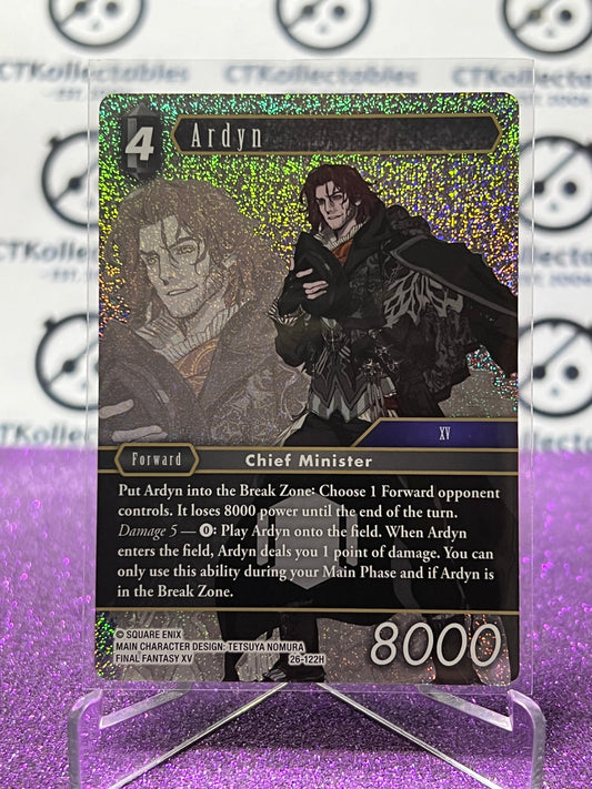 2025 FINAL FANTASY GUNSLINGER OF THE ABYSS TCG ARDYN # 26-122H HERO FOIL CARD