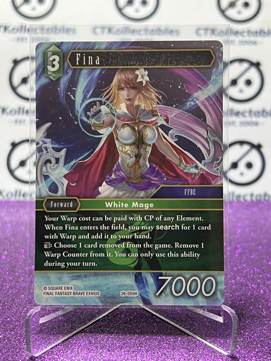 2025 FINAL FANTASY GUNSLINGER OF THE ABYSS TCG FINA # 26-055H HERO NON-FOIL CARD