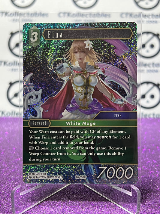 2025 FINAL FANTASY GUNSLINGER OF THE ABYSS TCG FINA # 26-055H HERO FOIL CARD