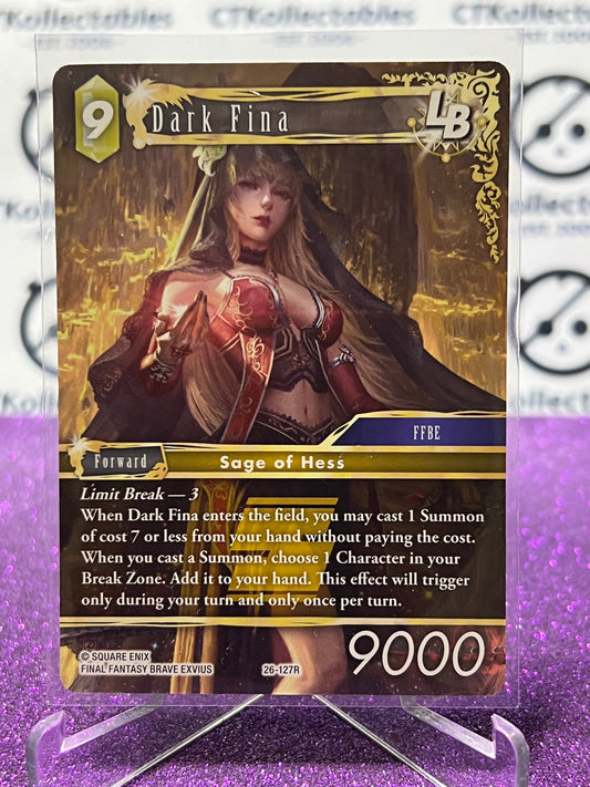 2025 FINAL FANTASY GUNSLINGER OF THE ABYSS TCG DARK FINA # 26-127R RARE NON-FOIL CARD