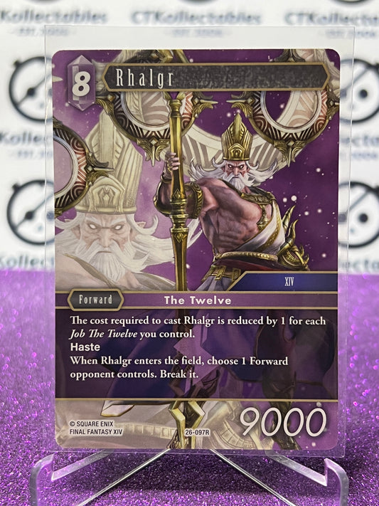 2025 FINAL FANTASY GUNSLINGER OF THE ABYSS TCG RHALGR # 26-097R RARE NON-FOIL CARD