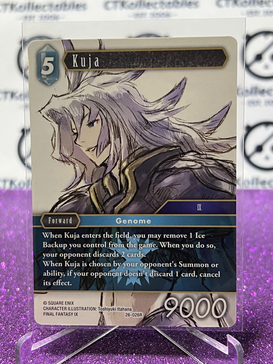 2025 FINAL FANTASY GUNSLINGER OF THE ABYSS TCG KUJA # 26-026R RARE NON-FOIL CARD