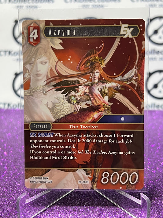 2025 FINAL FANTASY GUNSLINGER OF THE ABYSS TCG AZEYMA # 26-001R RARE NON-FOIL CARD