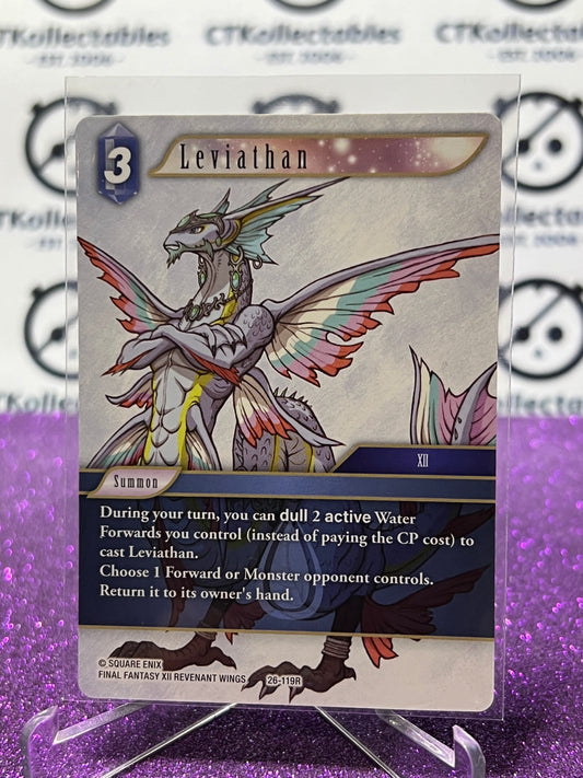 2025 FINAL FANTASY GUNSLINGER OF THE ABYSS TCG LEVIATHAN # 26-119R RARE NON-FOIL CARD
