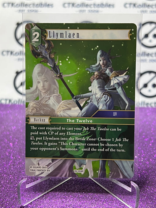 2025 FINAL FANTASY GUNSLINGER OF THE ABYSS TCG LLYMLAEN # 26-059R RARE NON-FOIL CARD