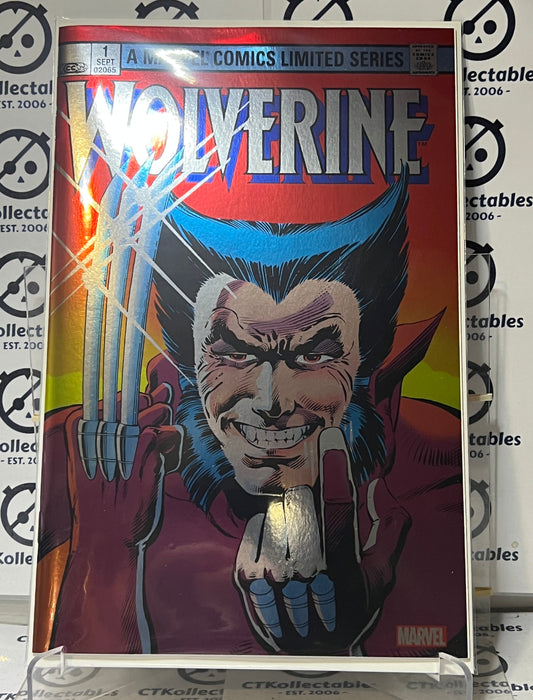 WOLVERINE # 1 FOIL VARIANT FACSIMILE REPRINT EDITION MARVEL COMIC BOOK 2024