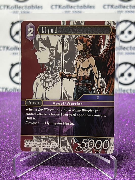 2025 FINAL FANTASY GUNSLINGER OF THE ABYSS TCG LLYUD # 26-100R RARE NON-FOIL CARD
