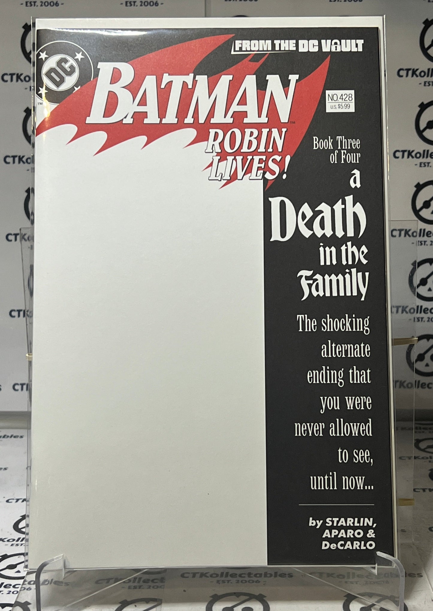 BATMAN ROBIN LIVES # 428 VARIANT DC COMICS REPRINT FACSIMILE EDITION NM 2023-24