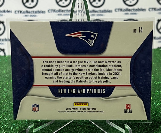 2023 PANINI SCORE NEW ENGLAND PATRIOTS # 14 HUDDLE UP NFL GRIDIRON CARD