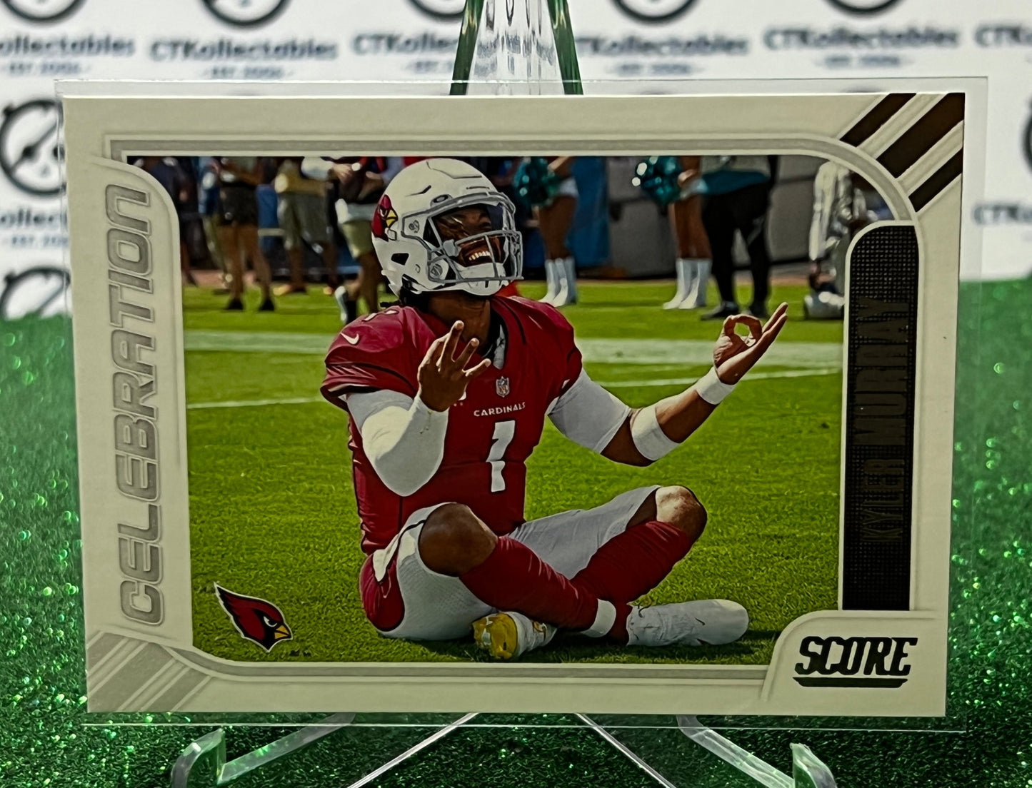 2023 PANINI SCORE KYLER MURRAY # 18 CELEBRATION NFL CARDINALS GRIDIRON CARD