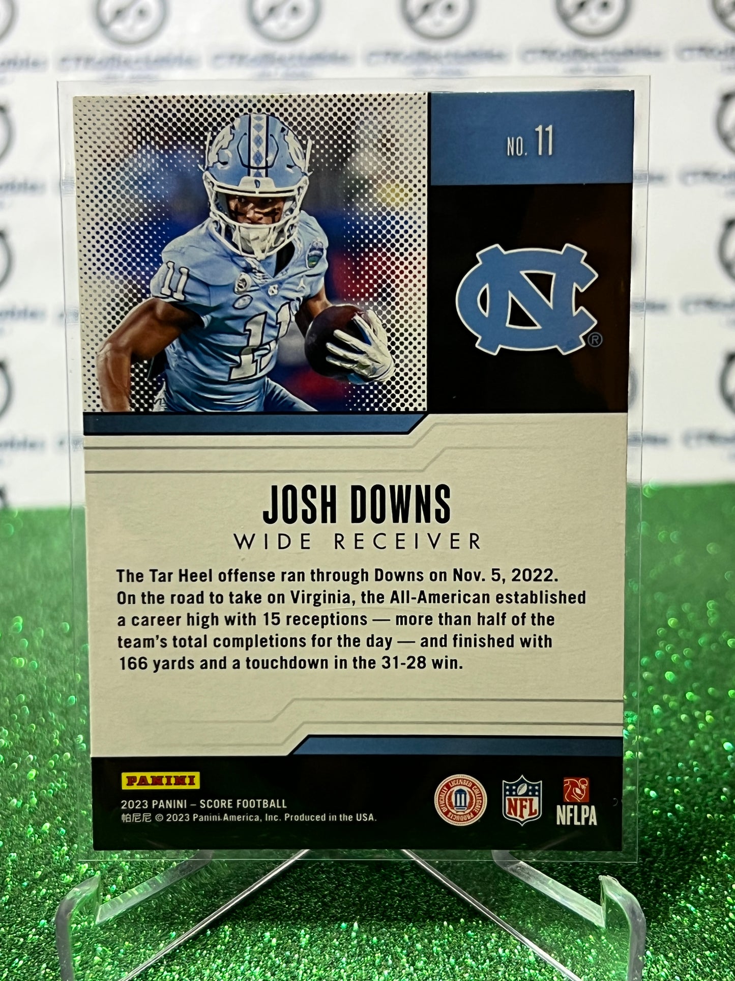 2023 PANINI SCORE JOSH DOWNS # 11 ROOKIE PROTENTIAL NFL INDIANAPOLIS COLTS GRIDIRON CARD