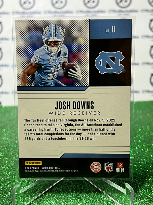2023 PANINI SCORE JOSH DOWNS # 11 ROOKIE PROTENTIAL NFL INDIANAPOLIS COLTS GRIDIRON CARD