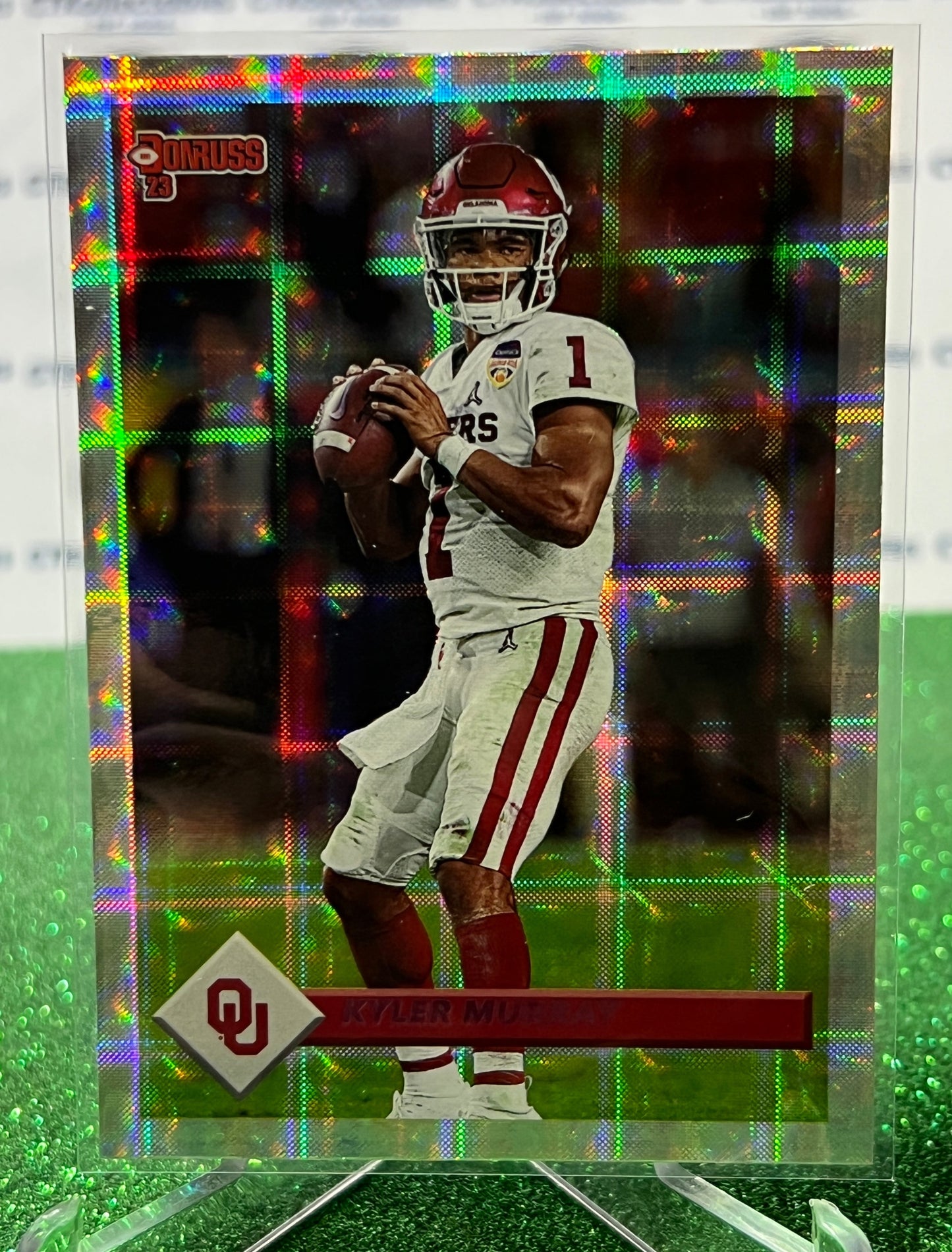 2023 PANINI CHRONICLES DONRUSS KYLER MURRAY # 9 PRIZM NFL CARDINALS GRIDIRON CARD