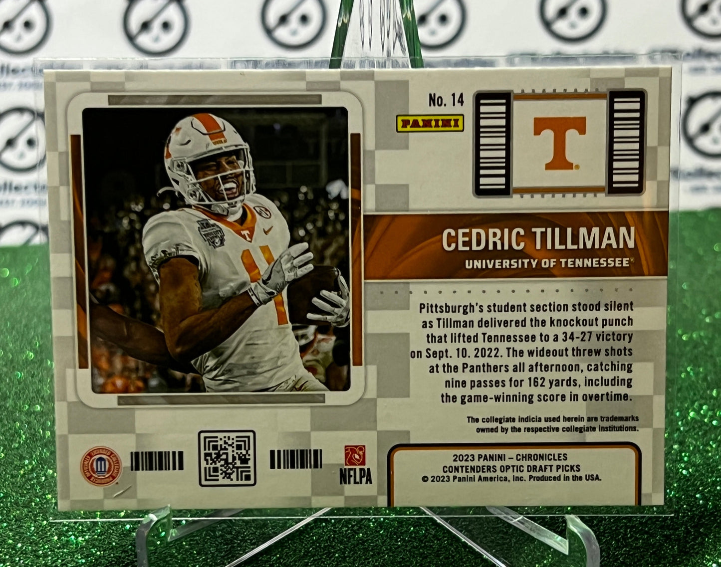 2023 PANINI CHRONICLES CONTENDERTS OPTIC CEDRIC TILLMAN # 14 NFL CLEVELAND BROWNS GRIDIRON CARD