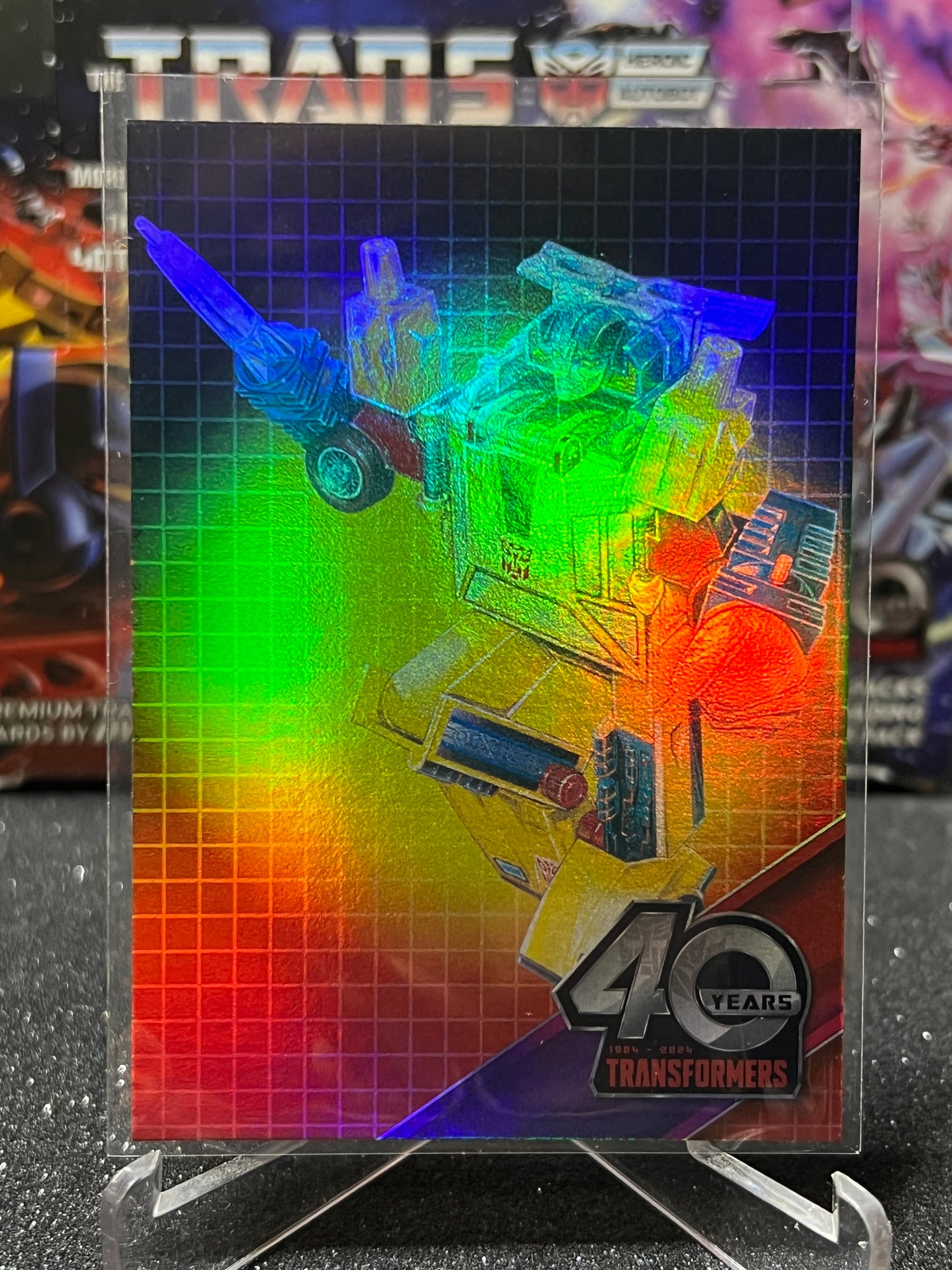 2024 TRANSFORMERS 40th ANNIVERSARY SUNSTREAKER # 31 FOIL TRADING CARD