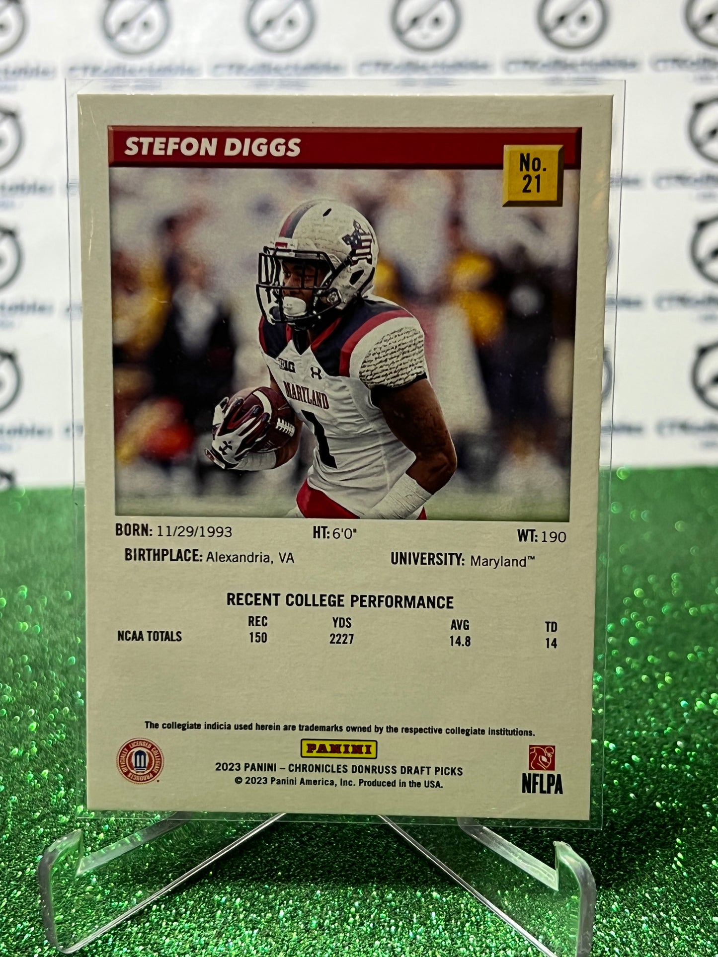 2023 PANINI CHRONICLES DONRUSS STEFON DIGGS # 21 NFL BUFFALO BILLS GRIDIRON CARD