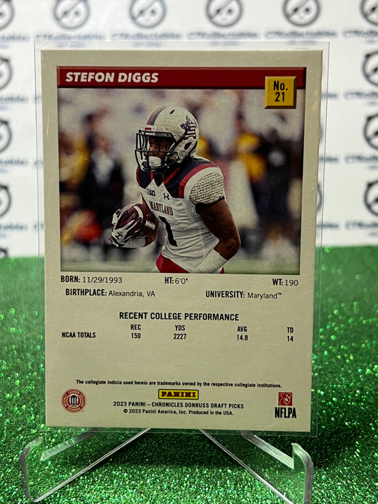 2023 PANINI CHRONICLES DONRUSS STEFON DIGGS # 21 NFL BUFFALO BILLS GRIDIRON CARD