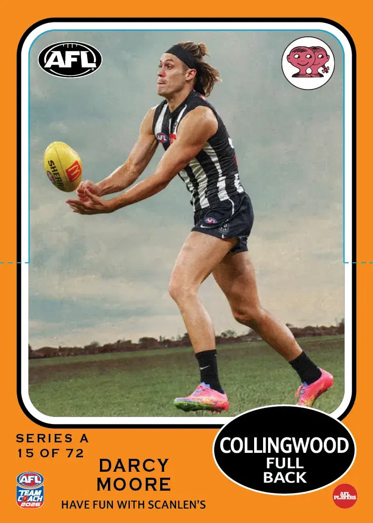 2026 Teamcoach AFL Scanlens Die-Cut Darcy Moore 15 of 72 Magpies