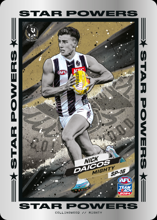 2024 AFL Teamcoach Nick Daicos Star Powers SP-16 Magpies