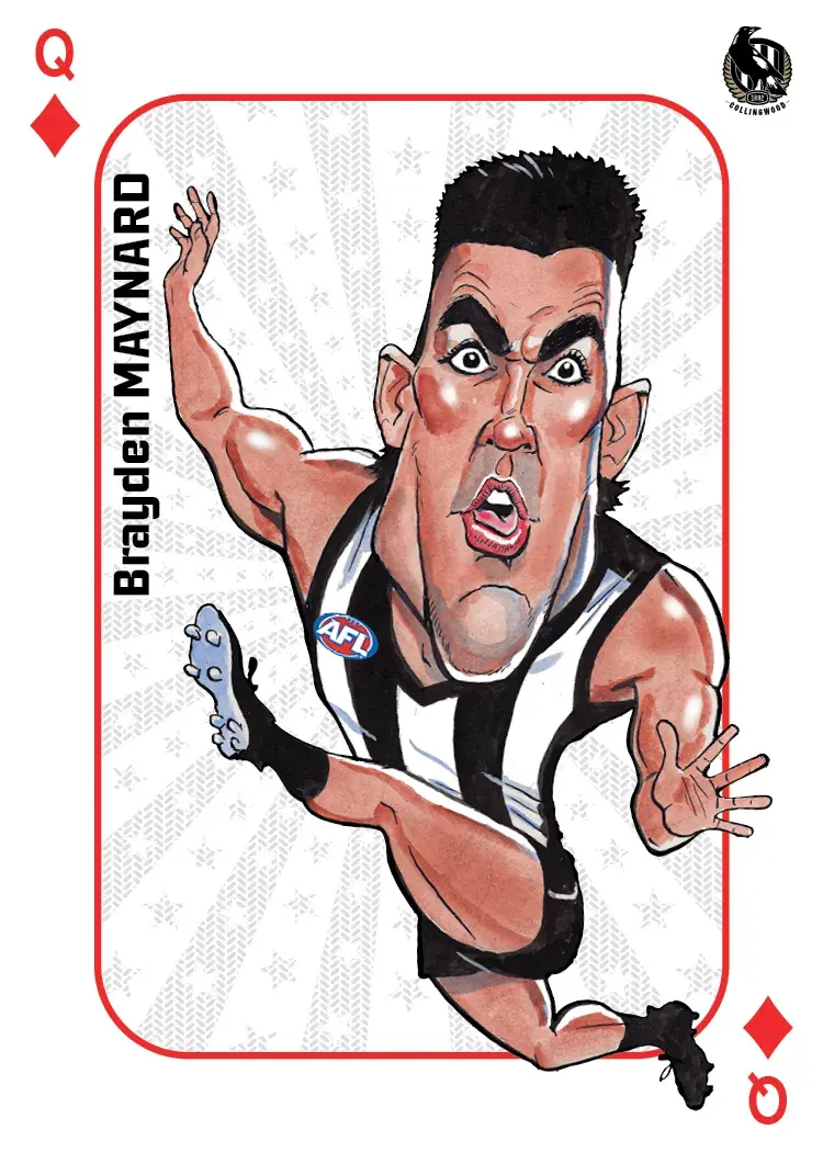 2026 Teamcoach AFL Wildcard Playing Cards Brayden Maynard Magpies