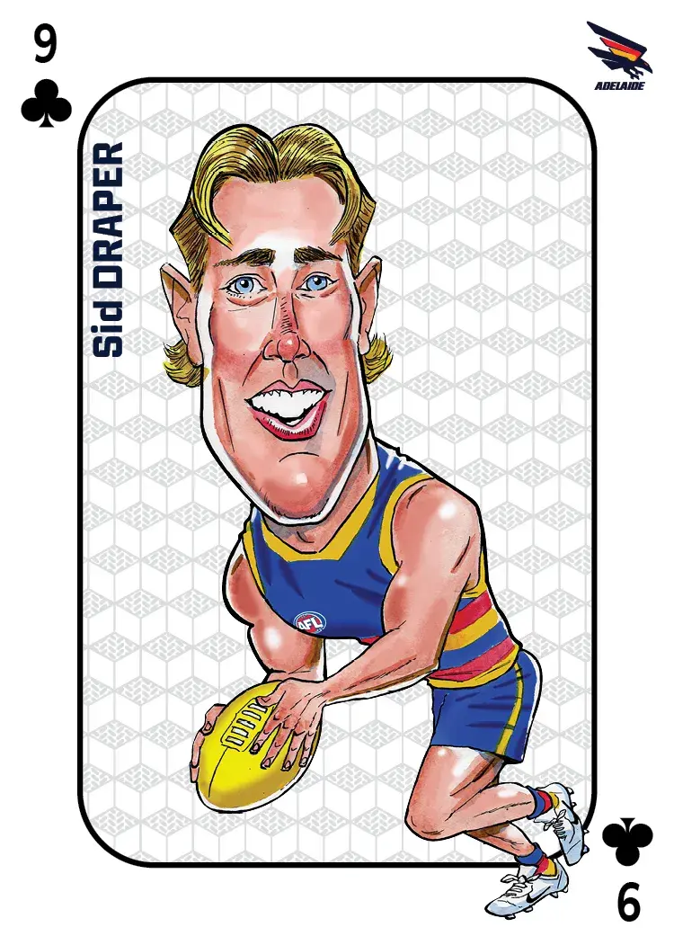 2026 Teamcoach AFL Wildcard Playing Cards Sid Draper Crows
