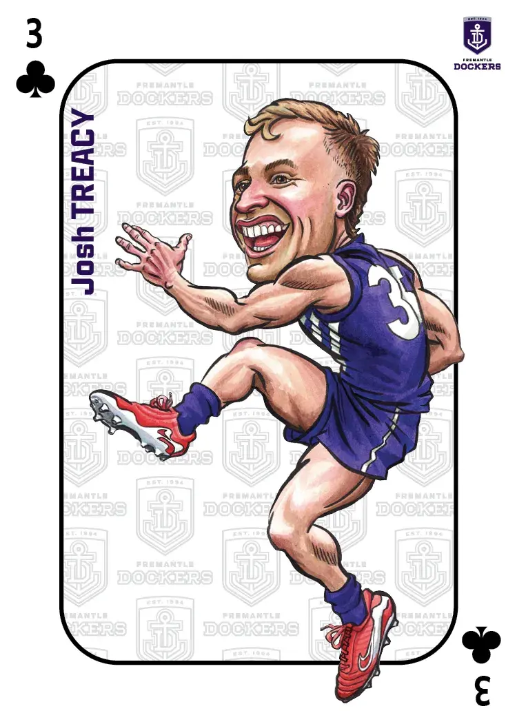 2026 Teamcoach AFL Wildcard Playing Cards Josh Treacy Dockers