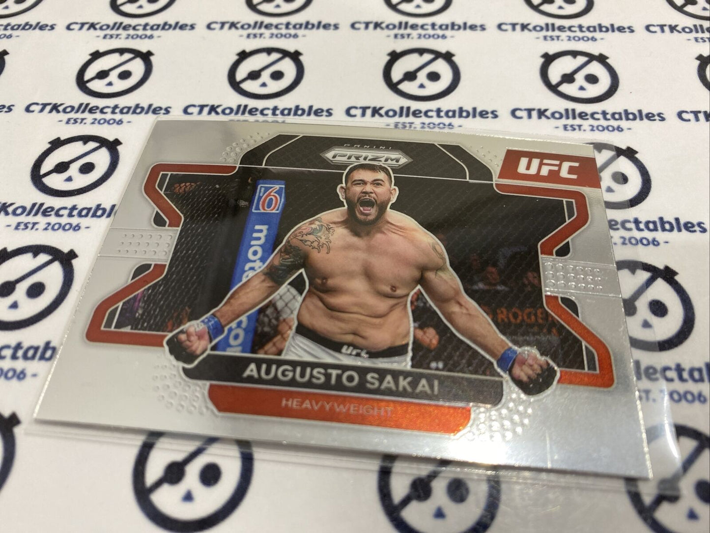 2022 UFC Panini Prizm Base #7 Augusto Sakai