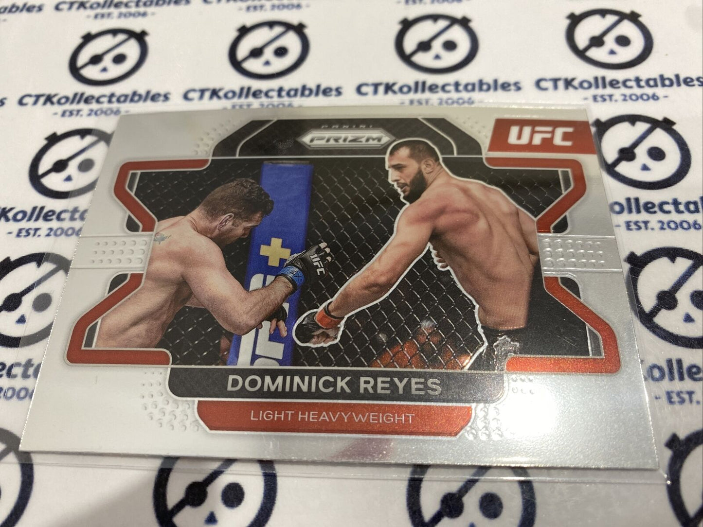 2022 UFC Panini Prizm Base #11 Dominick Reyes