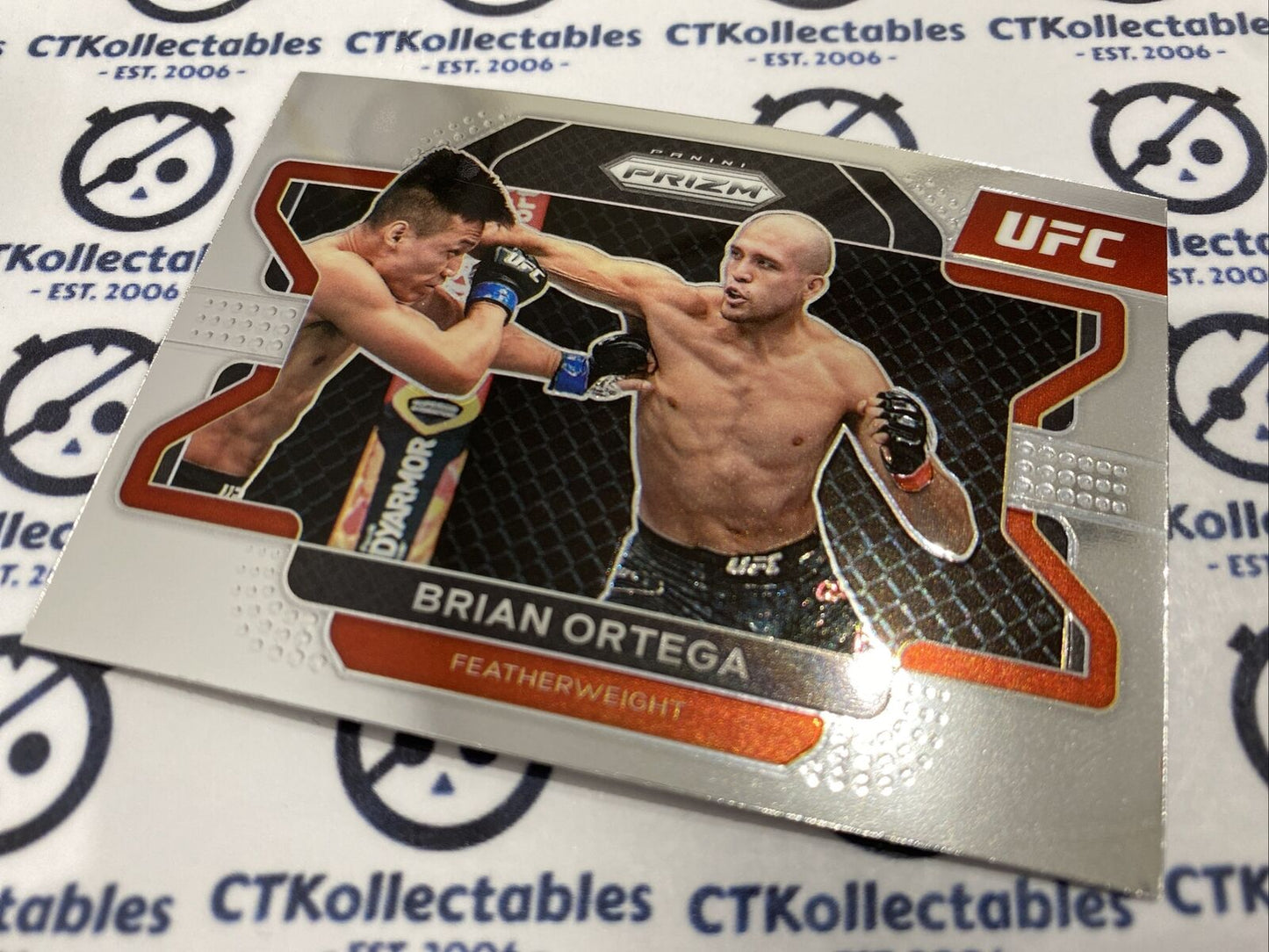 2022 UFC Panini Prizm Base #57 Brian Ortega