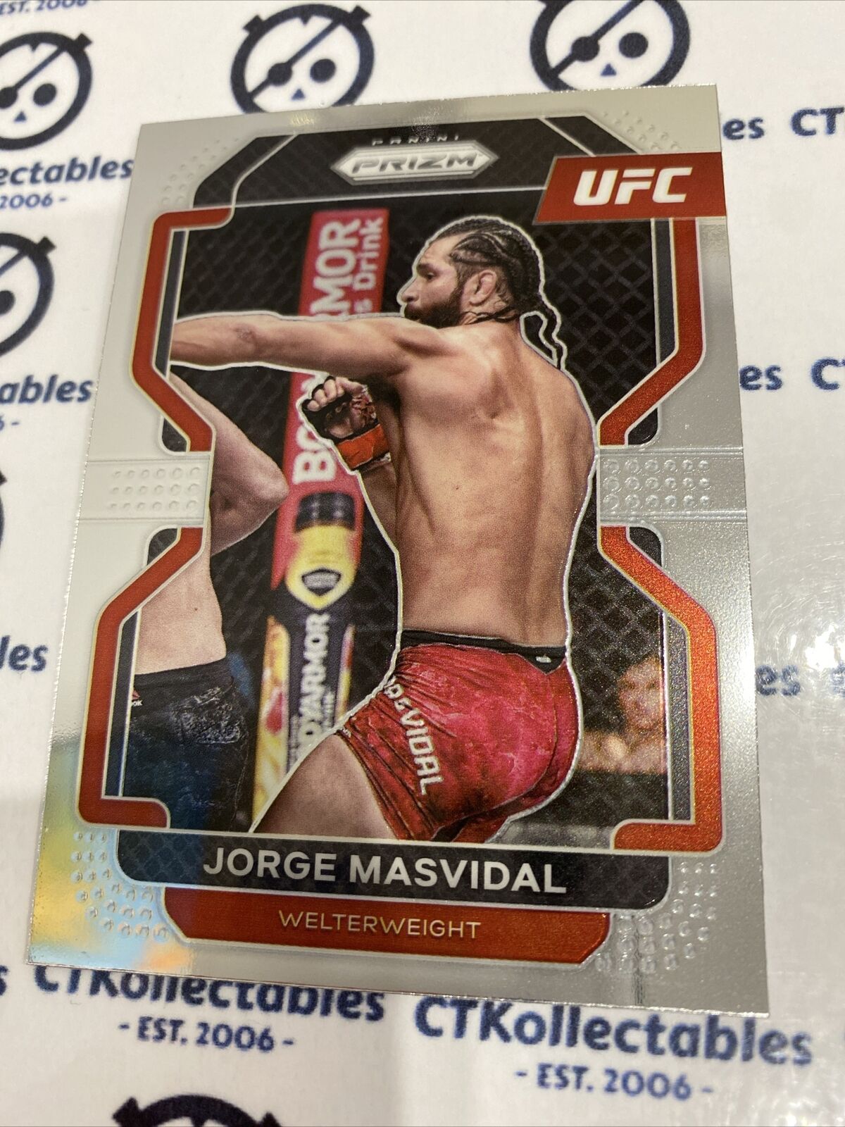 2022 UFC Panini Prizm Base #116 Jorge Masvidal