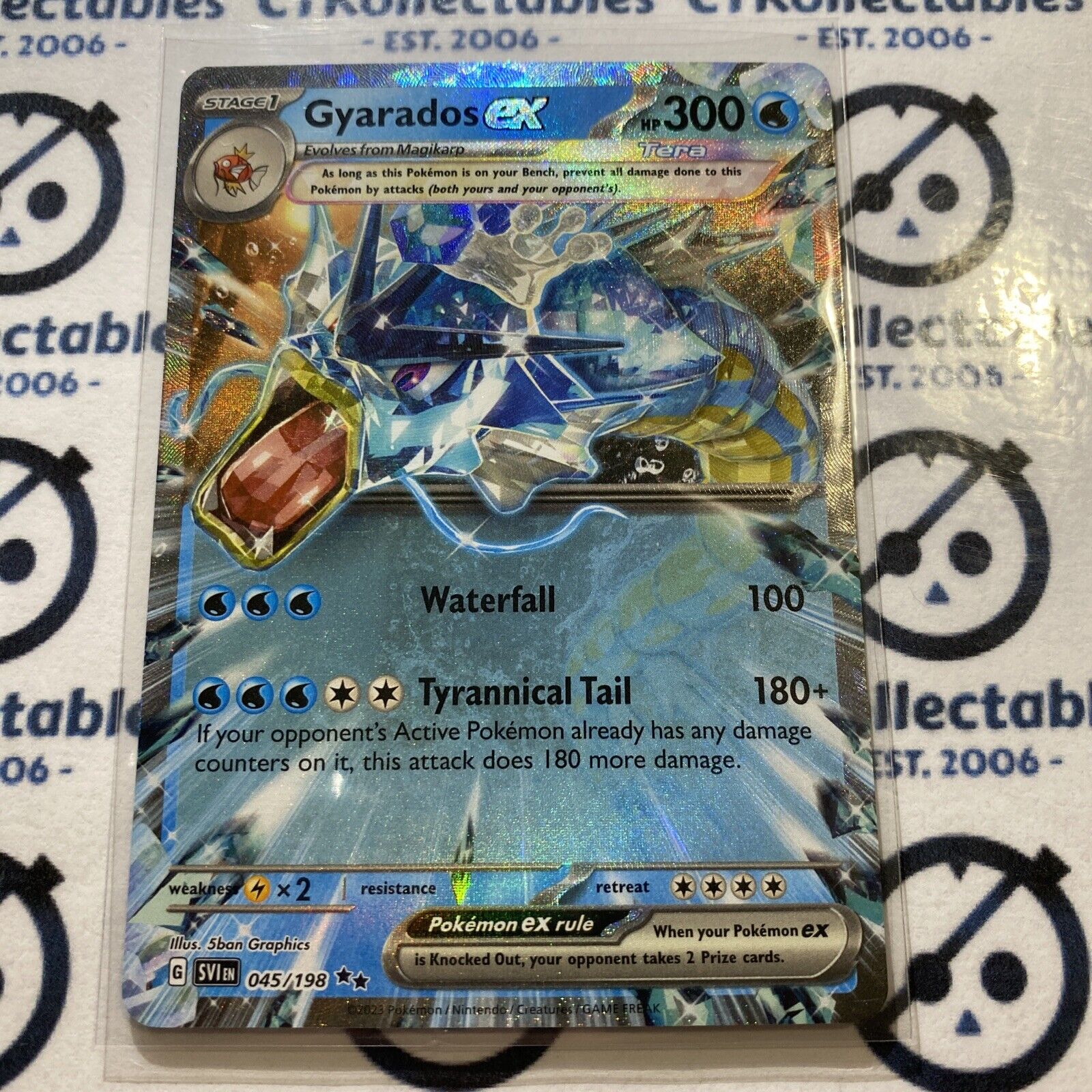 Gyarados EX Ultra Rare #045/198 2023 Scarlet & Violet Pokmon TCG CTKollectables Gyarados EX Ultra Rare #045/198 2023 Scarlet & Violet Pokmon TCG CTKollectables